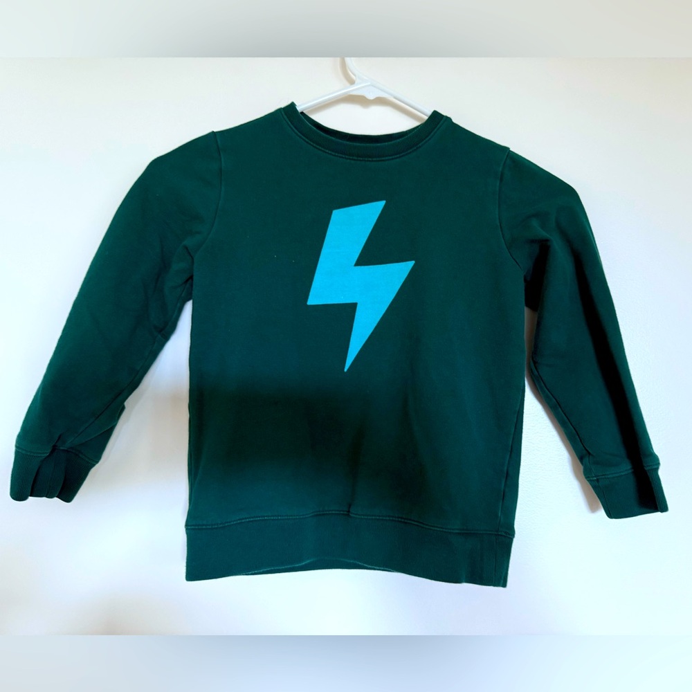 Primary Lightning Bolt Sweatshirt. In great condition.